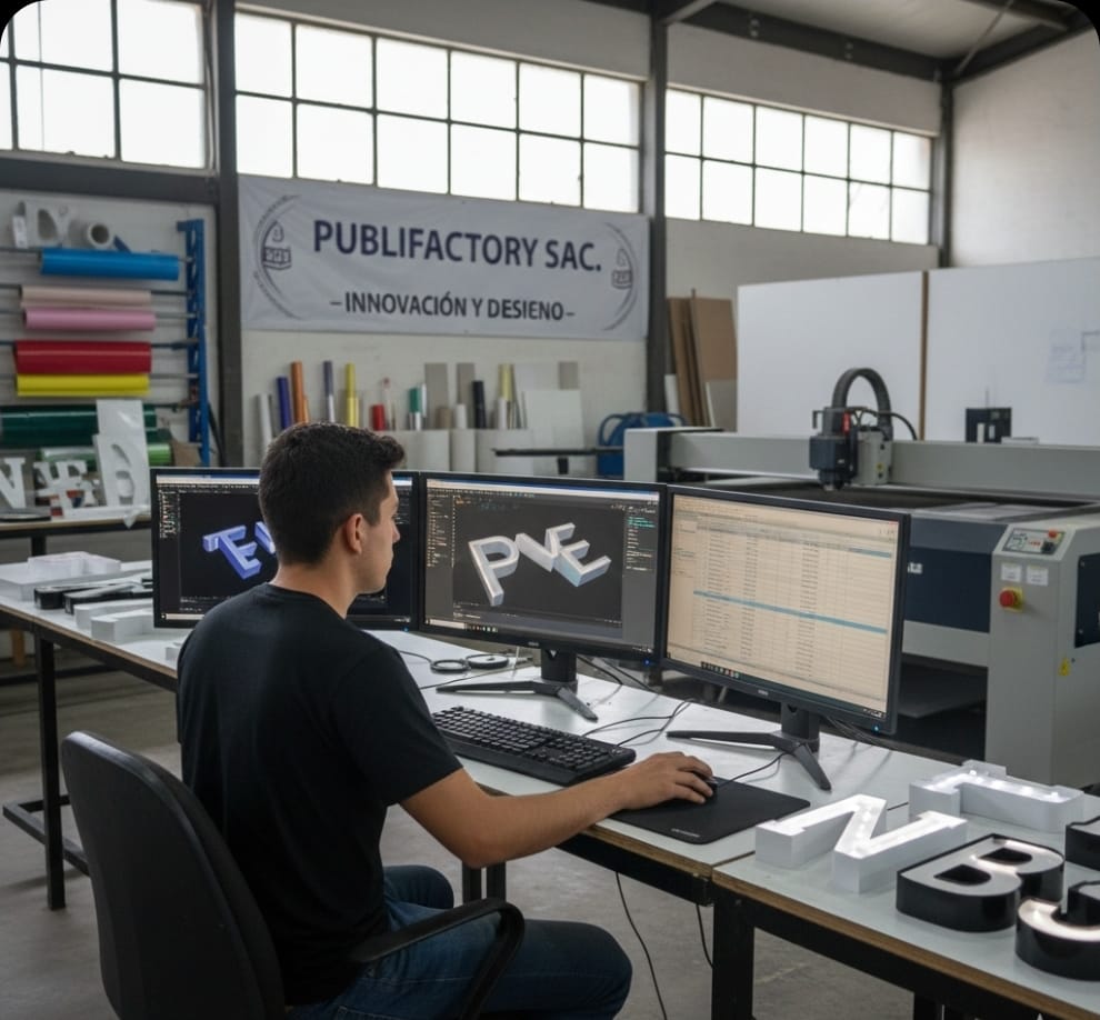 Asistente Técnico de Taller con conocimientos en computación para Publicidad