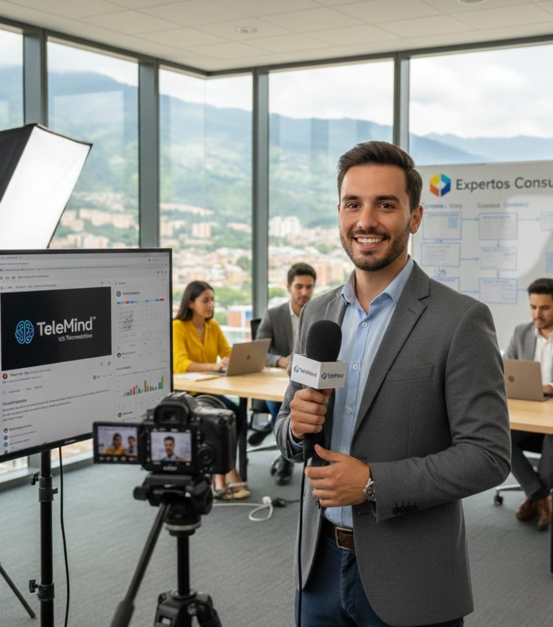 Estratega de Contenido Audiovisual y Embajador de Marca para TeleMind en Estados Unidos ​Medellín, Colombia